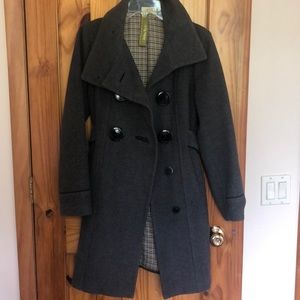 Soia & Kyo, grey pea coat.